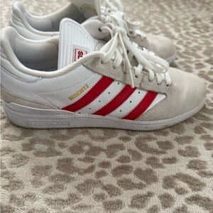 Adidas White and Red Sneakers